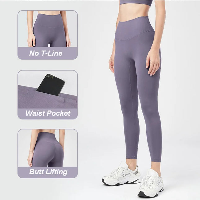 2-Piece Women's Yoga Set: Push-Up Bra and Leggings Combo - Various Colors