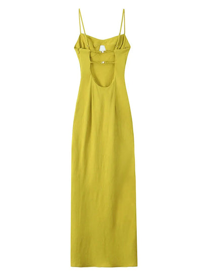 Women's Slim-Fit Dress with Delicate Straps