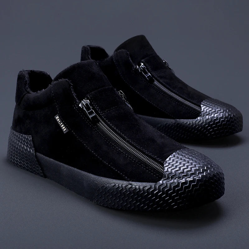 Men's High-Top Canvas Sneakers | Casual & Comfortable Footwear for Men