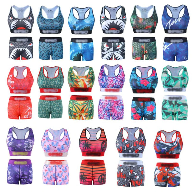 PSD Women's Graffiti Print Two-Piece Bikini Set