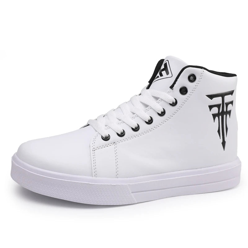 Men's High Top Vulcanized Lace Up Sneakers