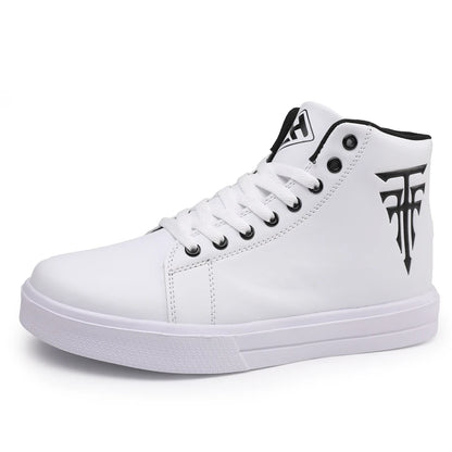 Men's High Top Vulcanized Lace Up Sneakers