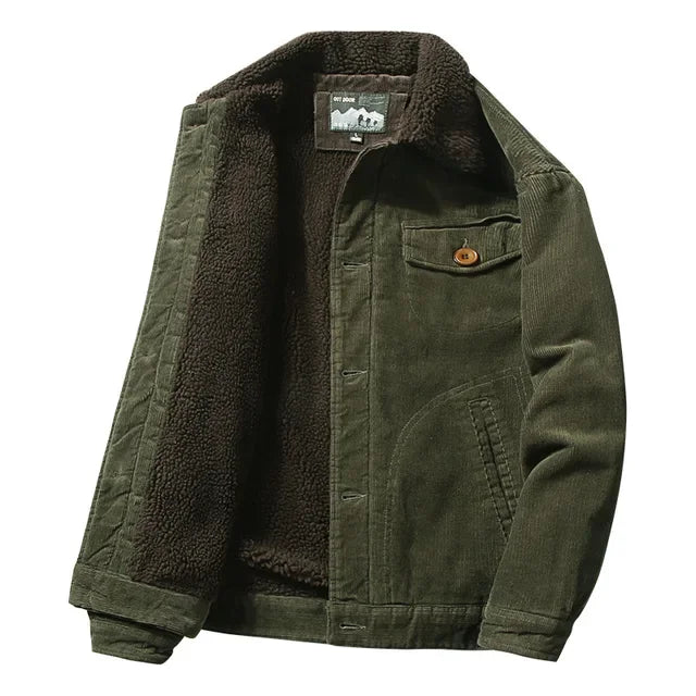 Men's Corduroy Cotton Jacket – Stylish Casual Outerwear for Men