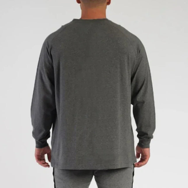 Oversized Men's Loose Fit Long Sleeve Breathable Sweater