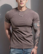 Brown Round Neck / M