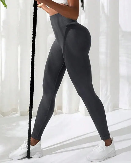 Women's Seamless High-Waist Stretch Fitness Leggings