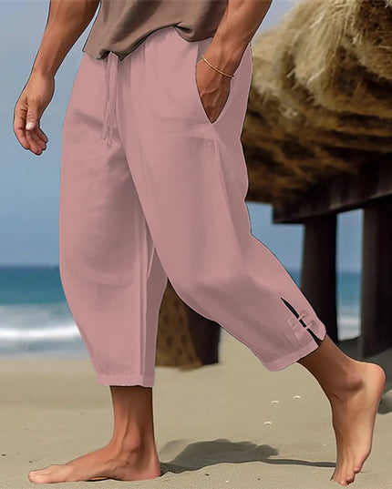 Men's Casual Loose Cotton-Linen Blend Pants