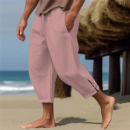 Men's Casual Loose Cotton-Linen Blend Pants