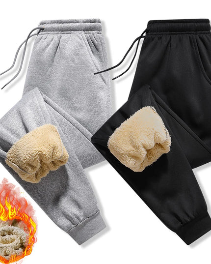 Men's Thick Fleece Drawstring Sweatpants