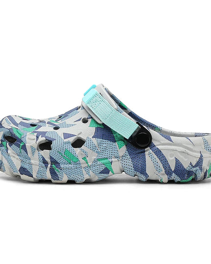 Men's Outdoor Casual Flat Platform Clogs