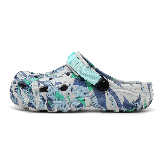 Men's Outdoor Casual Flat Platform Clogs
