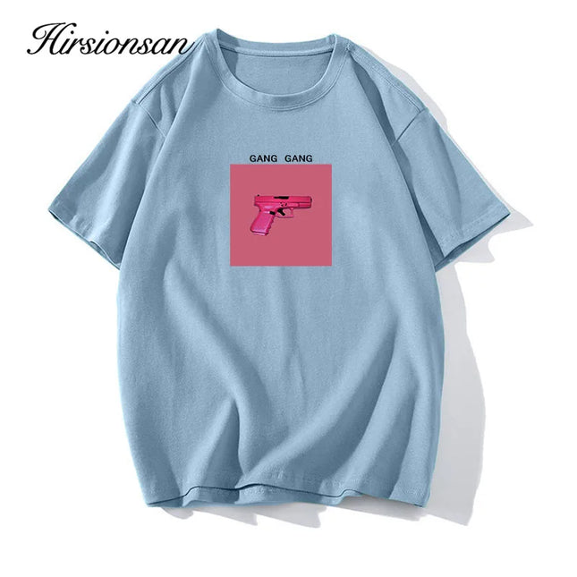 Women's Cotton Casual Loose Fit O-Neck T-Shirt