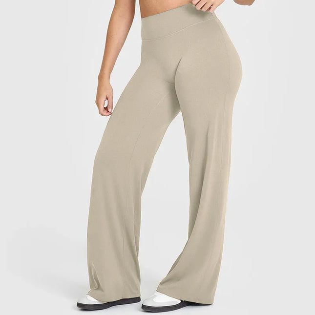 Women’s Flared Pants, Straight-Leg, Loose Fit