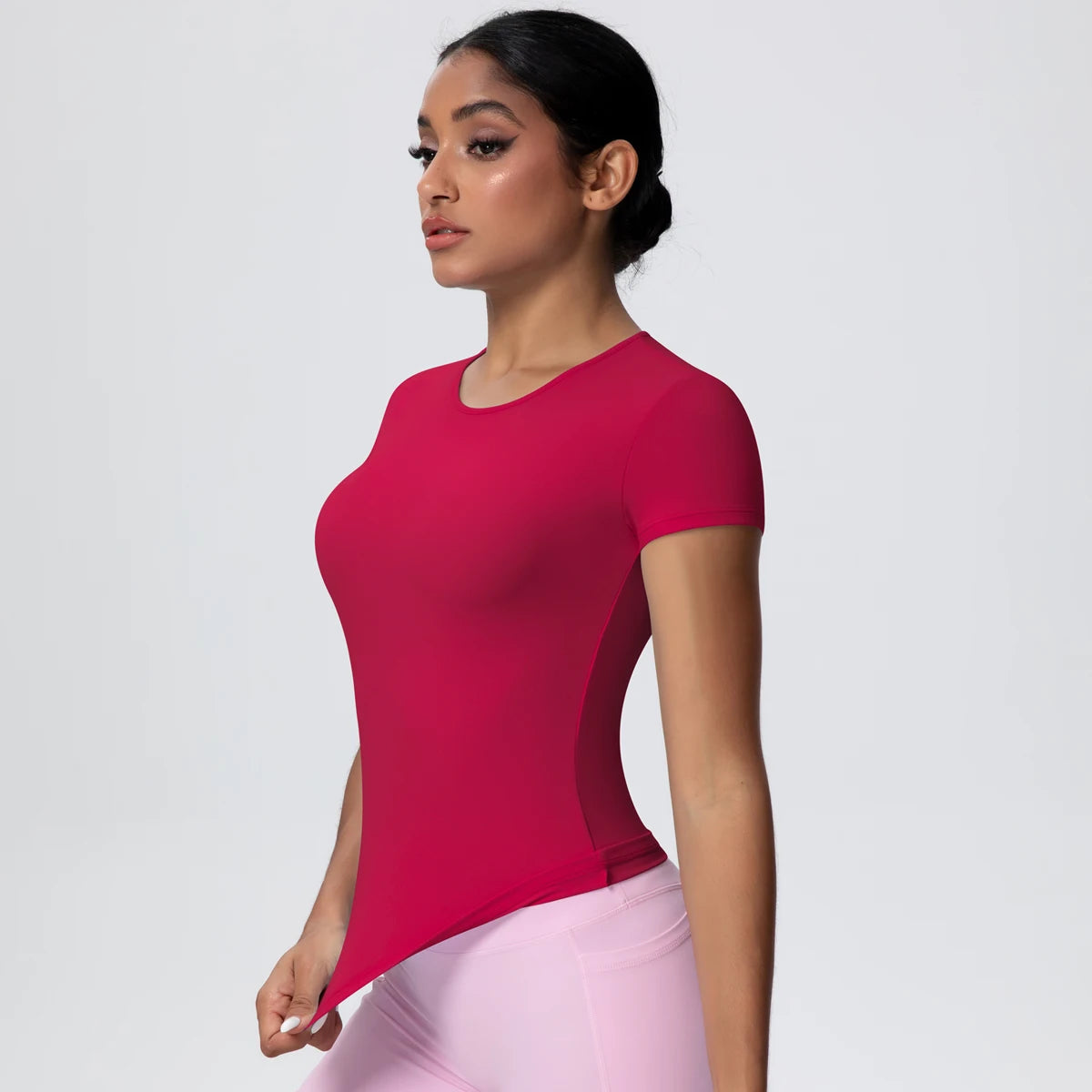 Women's Workout T-Shirt - Quick-Drying, Breathable, Slim Fit