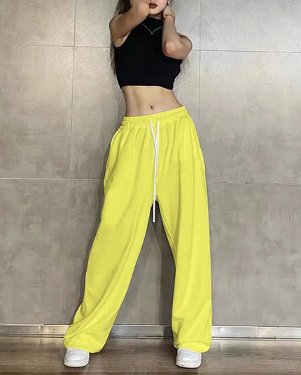 Women's Loose Fit Sweatpants with Drawstring & Elastic Waist