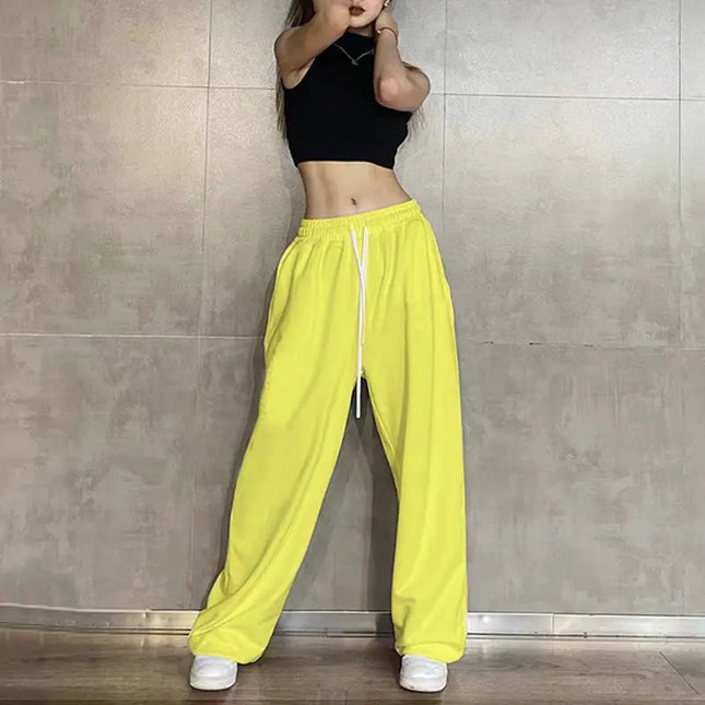 Women's Loose Fit Sweatpants with Drawstring & Elastic Waist
