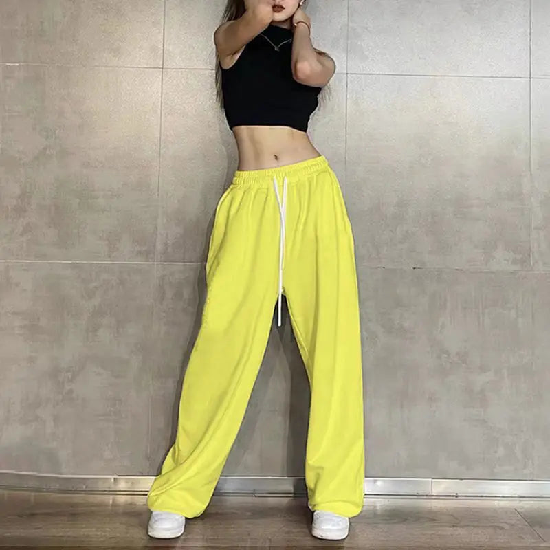 Women's Loose Fit Sweatpants with Drawstring & Elastic Waist