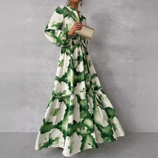 Floral Print Half Sleeve Dress for Women - Stylish and Trendy Dress