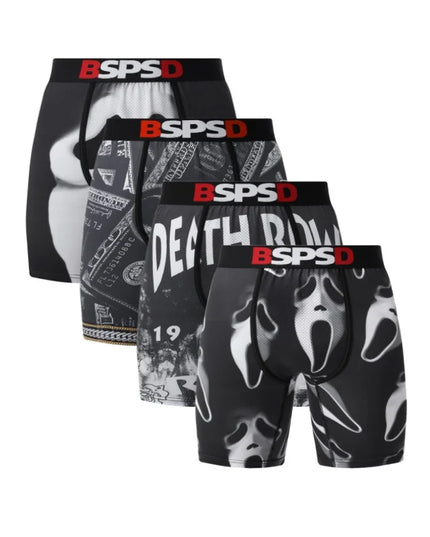 BPSD 4-Pack Men's Breathable Boxer Briefs