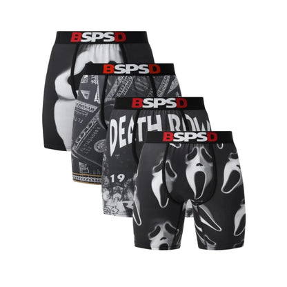 BPSD 4-Pack Men's Breathable Boxer Briefs