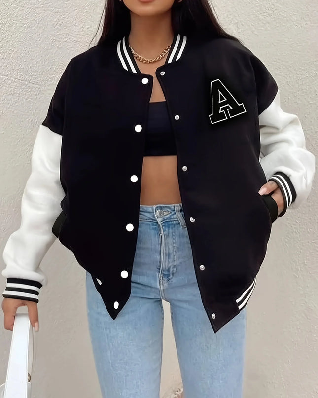 Women's A-Line Baseball Jacket