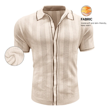 Men's Breathable Light Short Sleeve Polo Shirt