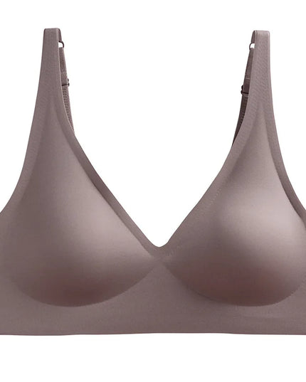 Women's Seamless Wireless Push-Up Bra with Padded Support