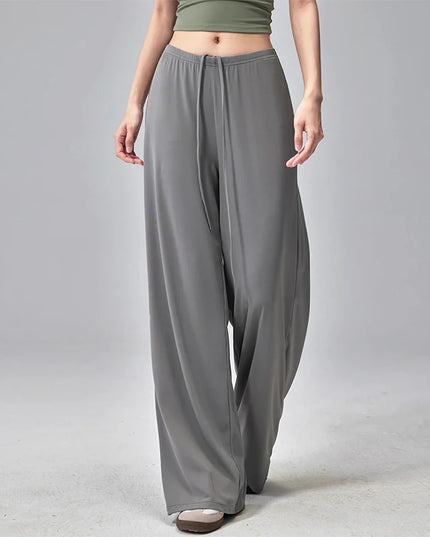 Women's Low Waist Wide-Leg Lightweight Loose Sweatpants