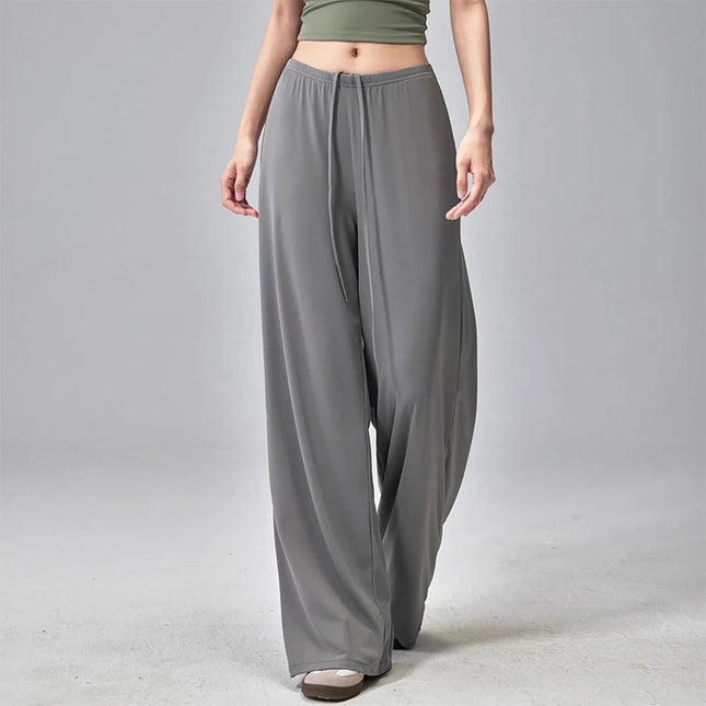 Women's Low Waist Wide-Leg Lightweight Loose Sweatpants