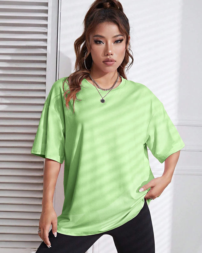 Cotton Women's T-Shirt - Loose Casual Fit