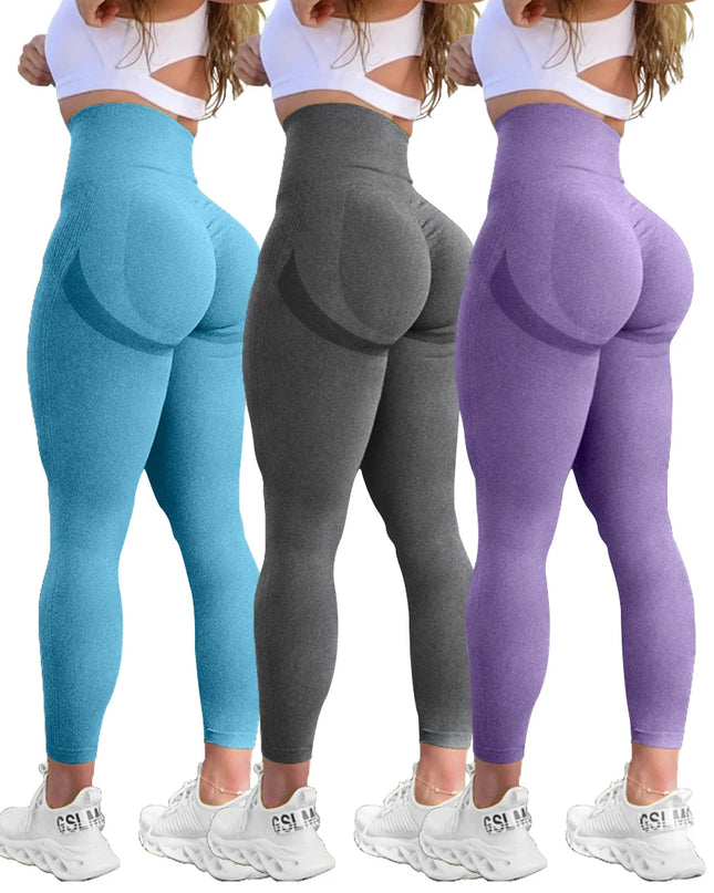 Women's Seamless Yoga Leggings - Various Colors