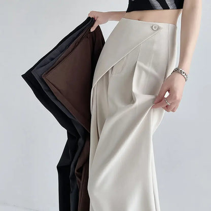 Women's High Waist Wide Leg Casual Pants