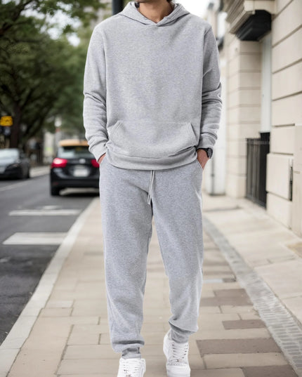 Men's Two-Piece Hoodie and Drawstring Jogger Set