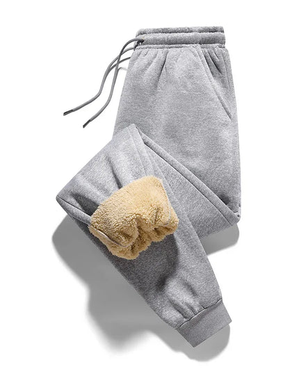 Men's Thick Fleece Drawstring Sweatpants