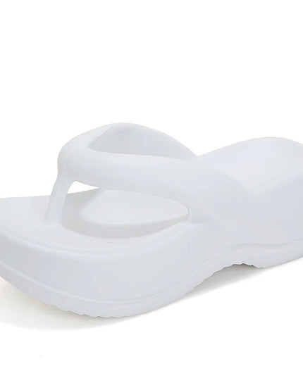 Women's Platform Flip Flops – Soft Sole EVA Slippers with Non-Slip Grip, Comfortable Slides