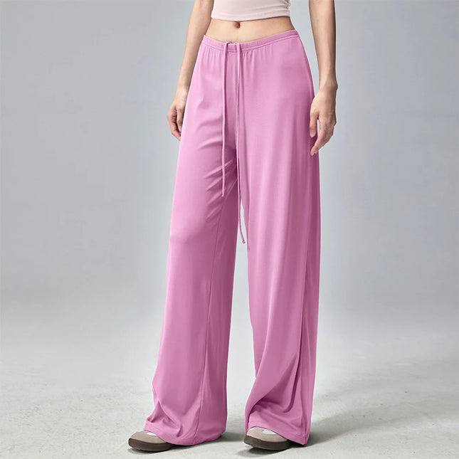 Women's Low Waist Wide-Leg Lightweight Loose Sweatpants