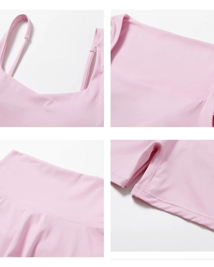 2-Piece Women's Yoga Set: Long Sleeve Bra and Leggings - Various Colors
