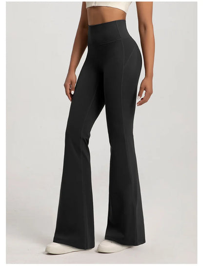 Women's High-Waisted Flared Leggings Pants