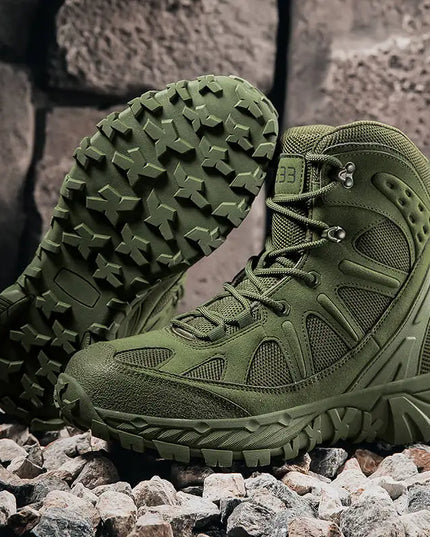 Men's Military Tactical Safety Boots – Durable Combat and Work Boots