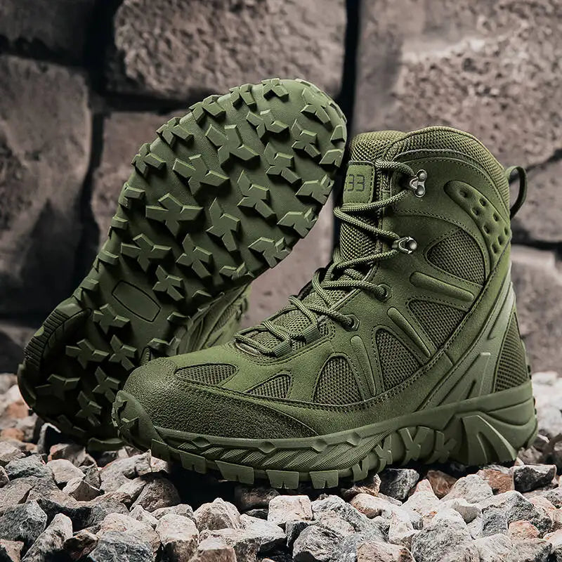 Men's Military Tactical Safety Boots – Durable Combat and Work Boots