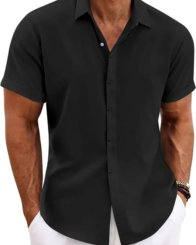 Men's Casual Button-Down Shirt