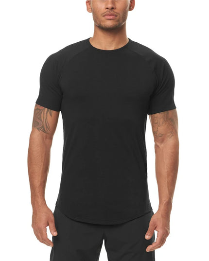 Men's Slim Fit Quick-Dry Breathable T-Shirt – Lightweight, Moisture-Wicking Activewear