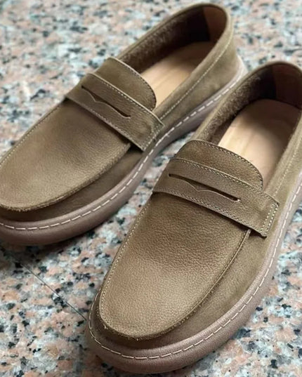 Men's Casual Cow Suede Leather Loafers