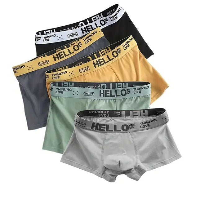 10-Pack Men's High Stretch Boxer Shorts - Breathable and Soft Underwear