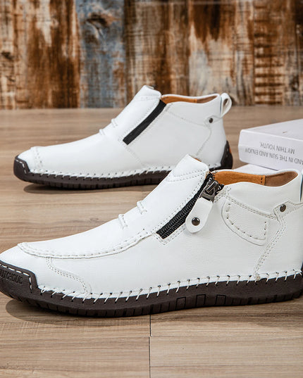 Handcrafted Men's Casual Leather Shoes
