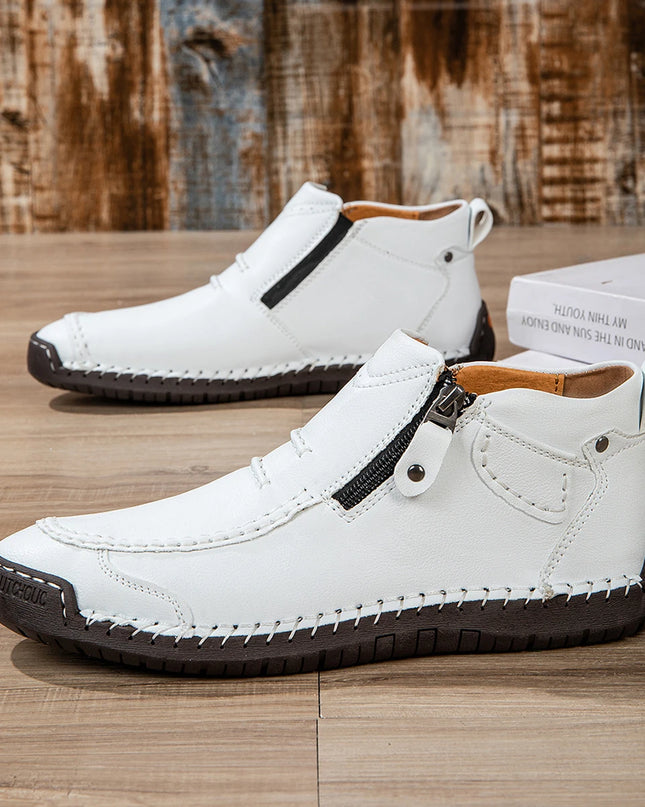 Handcrafted Men's Casual Leather Shoes