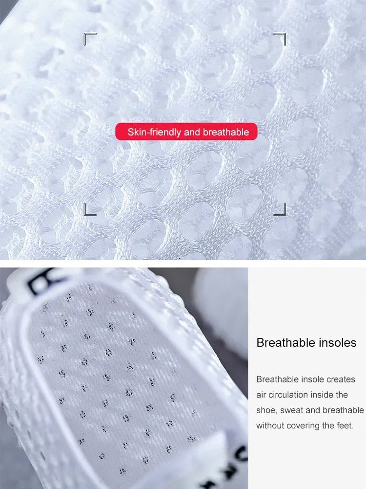Women's Lightweight Running Sneakers with Side Mesh