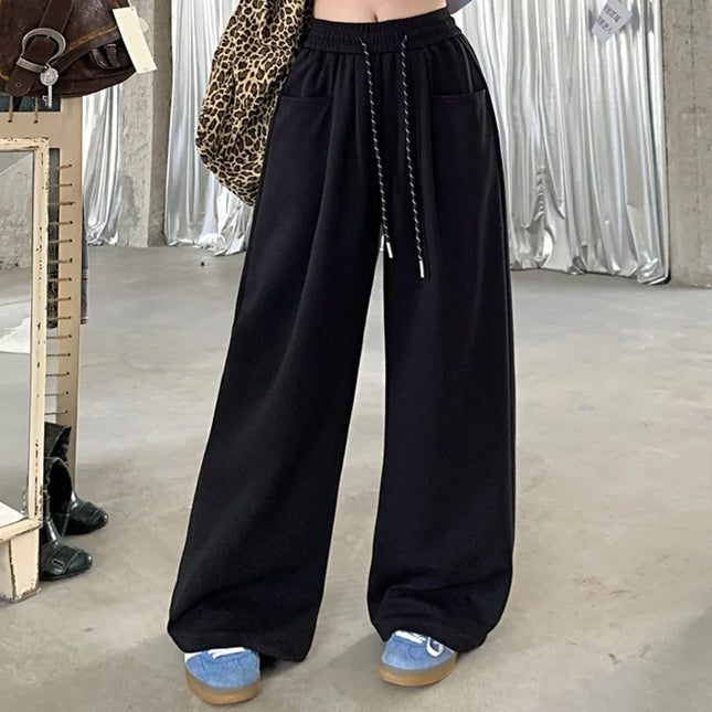 Women's Wide Leg Elastic Waist Sweatpants