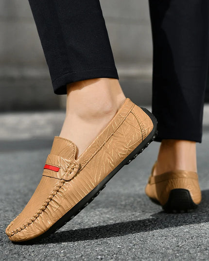 Men's PU Leather Casual Slip-On Loafers