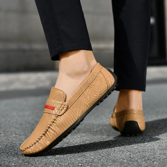 Men's PU Leather Casual Slip-On Loafers